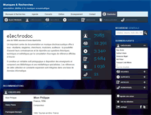 Tablet Screenshot of electrodoc.musiques-recherches.be